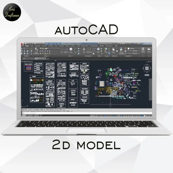 AutoCad 2D model (3D)